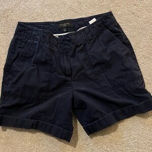 Talbots navy cargo shorts